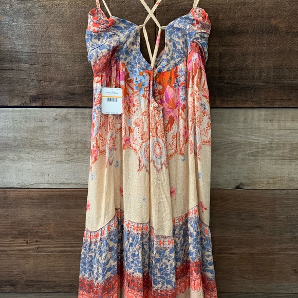 NWT Free People "Give A Little" Boho Maxi Dress - Picture 6 of 9